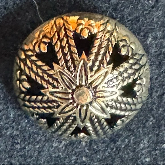 Juicy Couture Black wool Coat with Gold button Accent - Picture 5 of 12